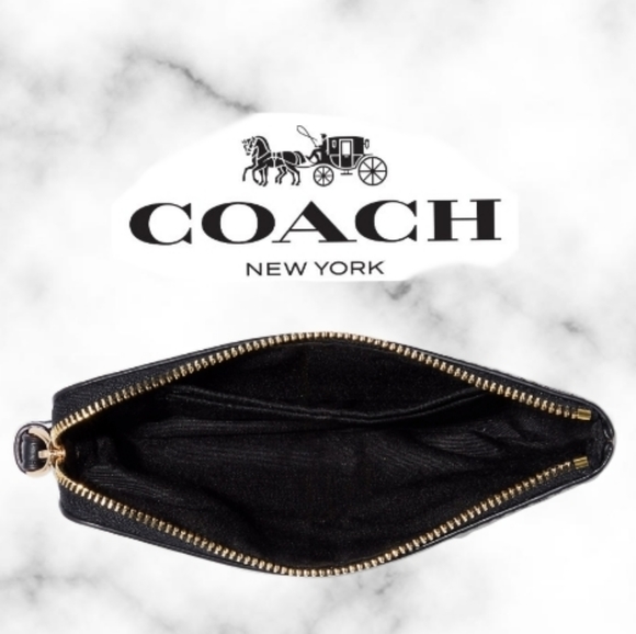 Coach Wristlet With Vintage Mini Rose Print - Picture 2 of 3